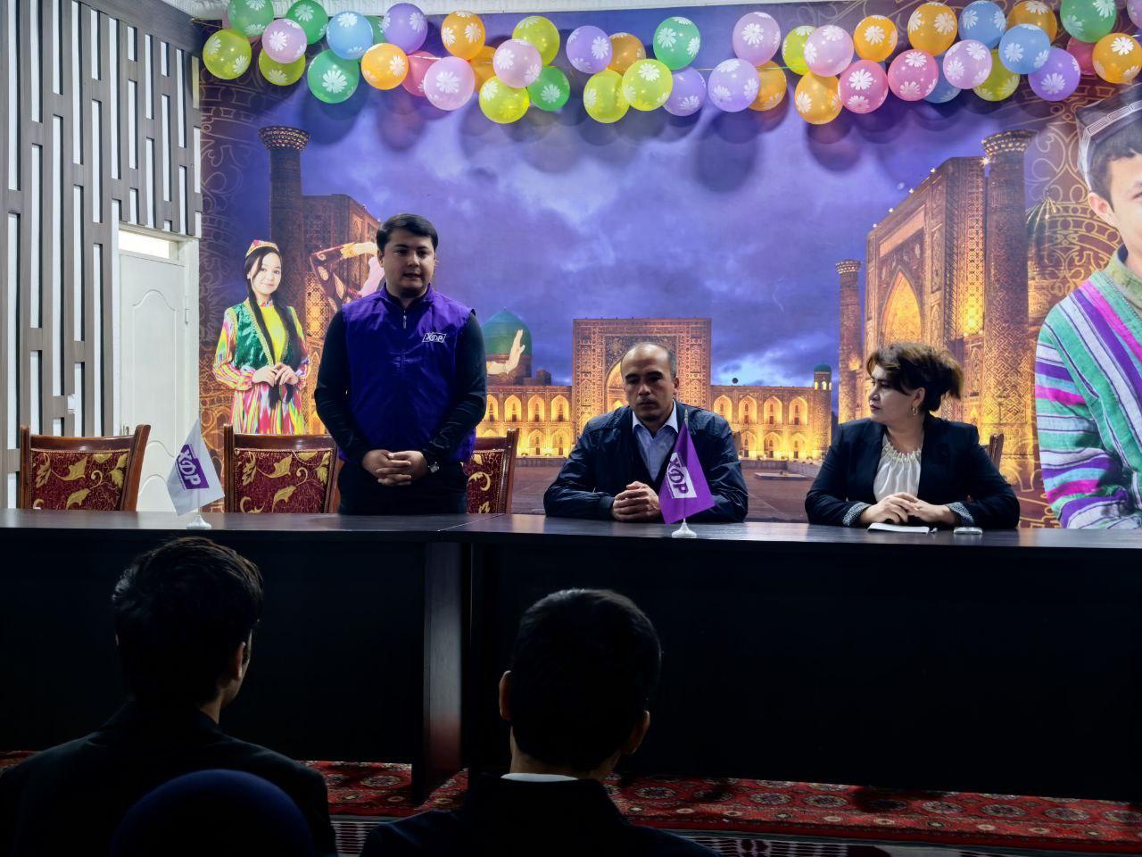 Namangandagi suhbatda yoshlar faollikka chaqirilidi