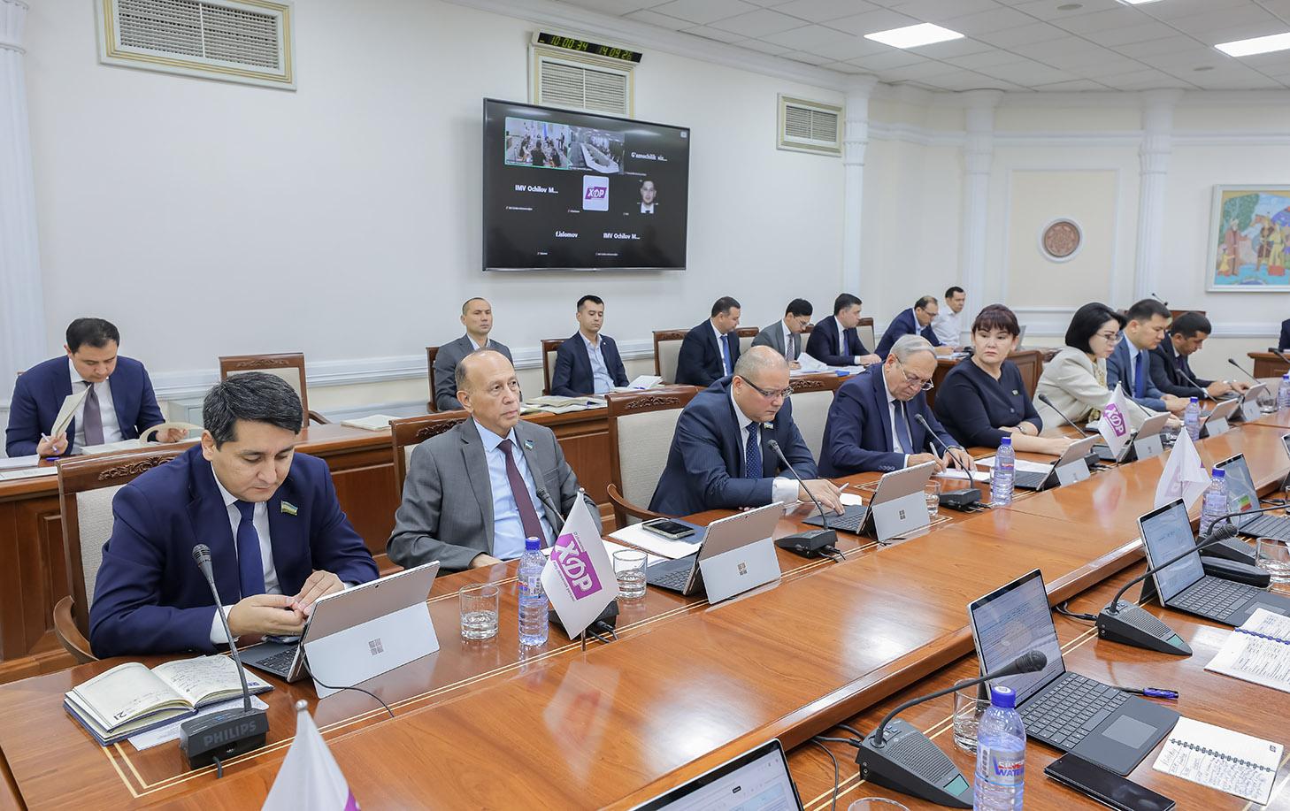 O‘zbekiston XDP fraksiyasida Budjet ijrosi muhokama qilindi