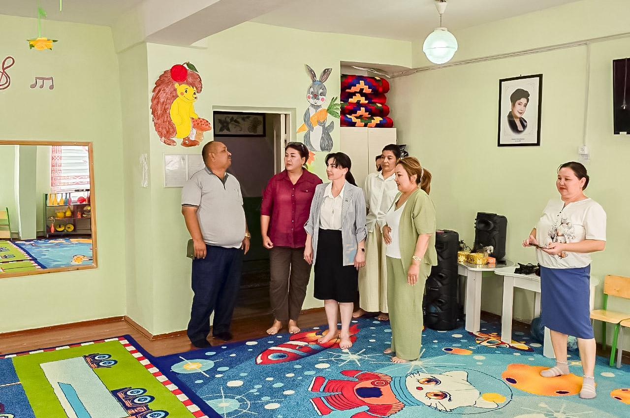 Nukusdagi maktabgacha ta’lim tashkilotida o‘rganish o‘tkazildi