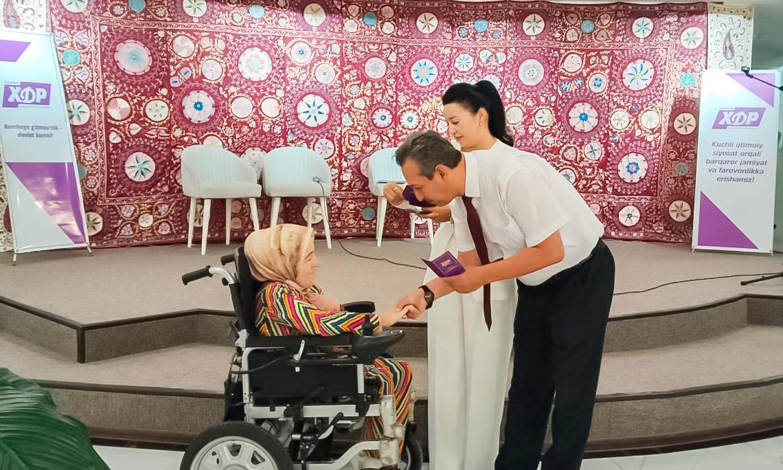 Toshkent viloyatida inklyuziv muhitni mustahkamlashga qaratilgan aksiya o‘tkazildi