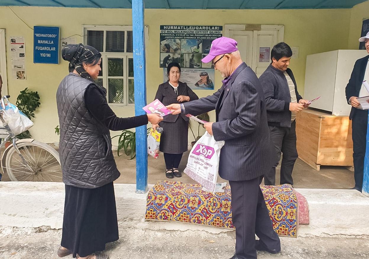 Eng muhim g‘oya va tashabbuslar saylovchilarga tushuntirilmoqda