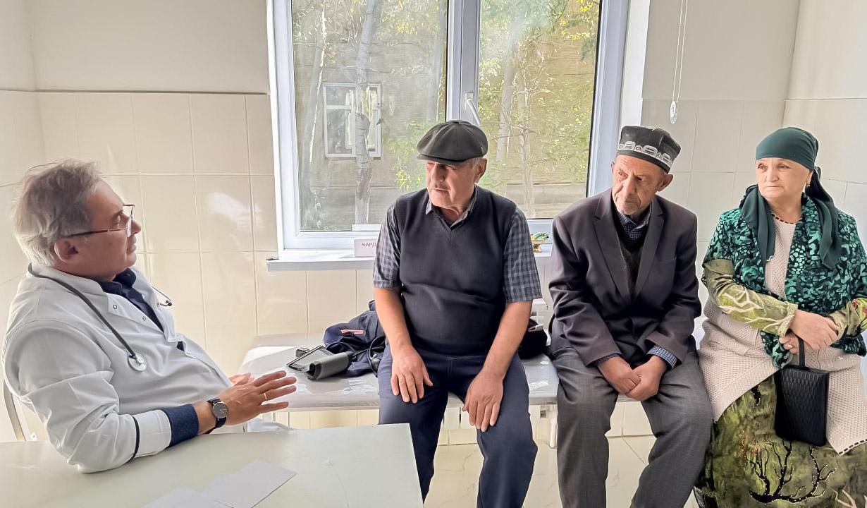Пешку туманида аҳоли учун бепул тиббий кўрик ташкил этилди