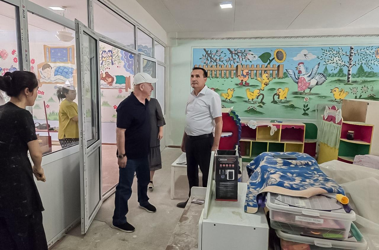 Maktabgacha ta’lim tashkilotida issiqlik ta’minotiga tayyorgarlik o‘rganildi
