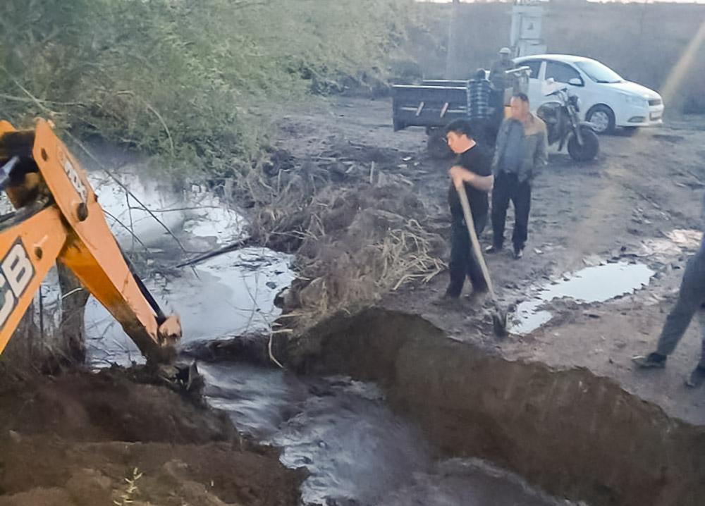 Deputat ko‘magi bilan aholining ekin maydonlari oqava suv bilan ta’minlandi