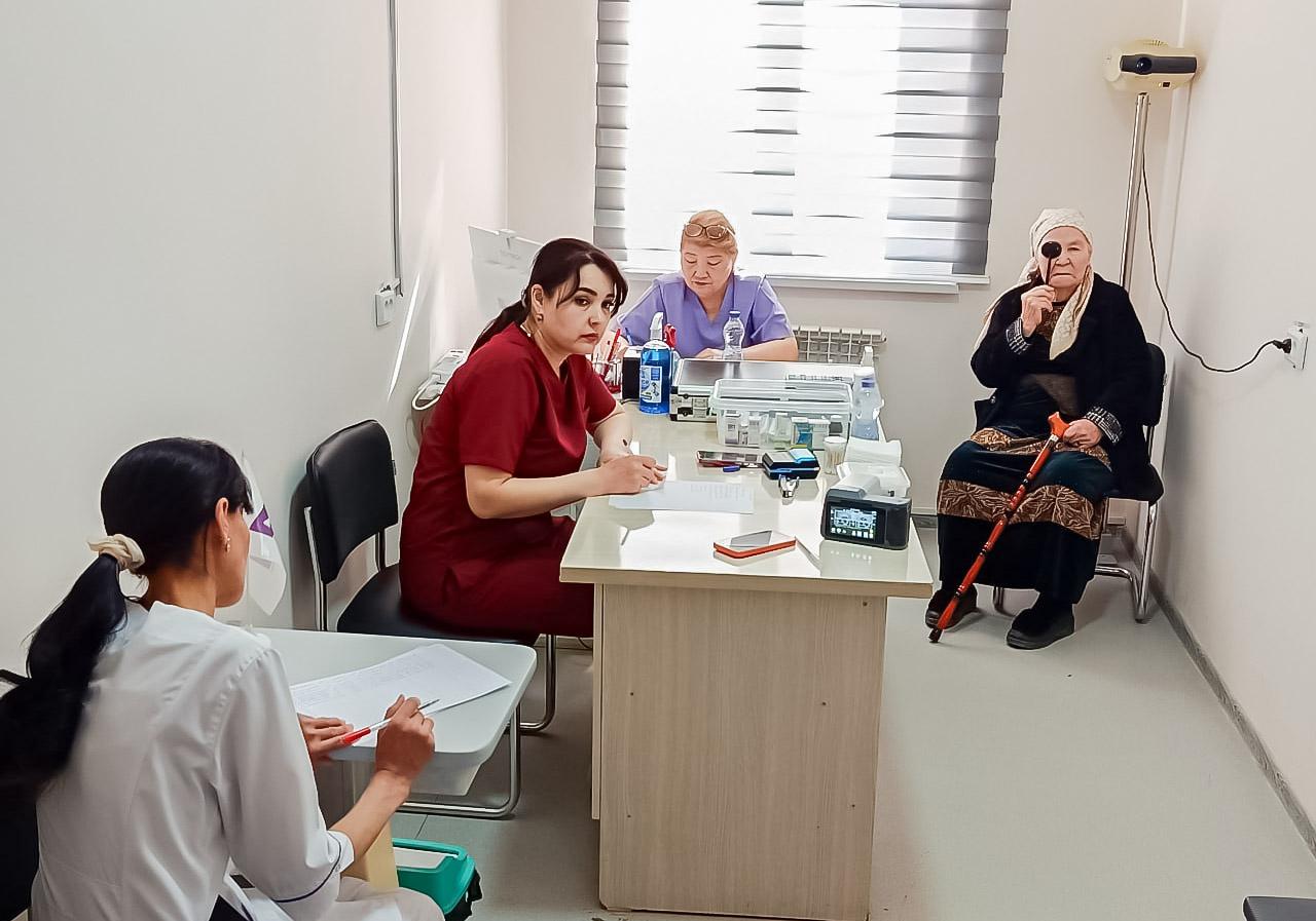 Taxiatoshda “Ko‘rish baxti” loyihasi o‘tkazildi 