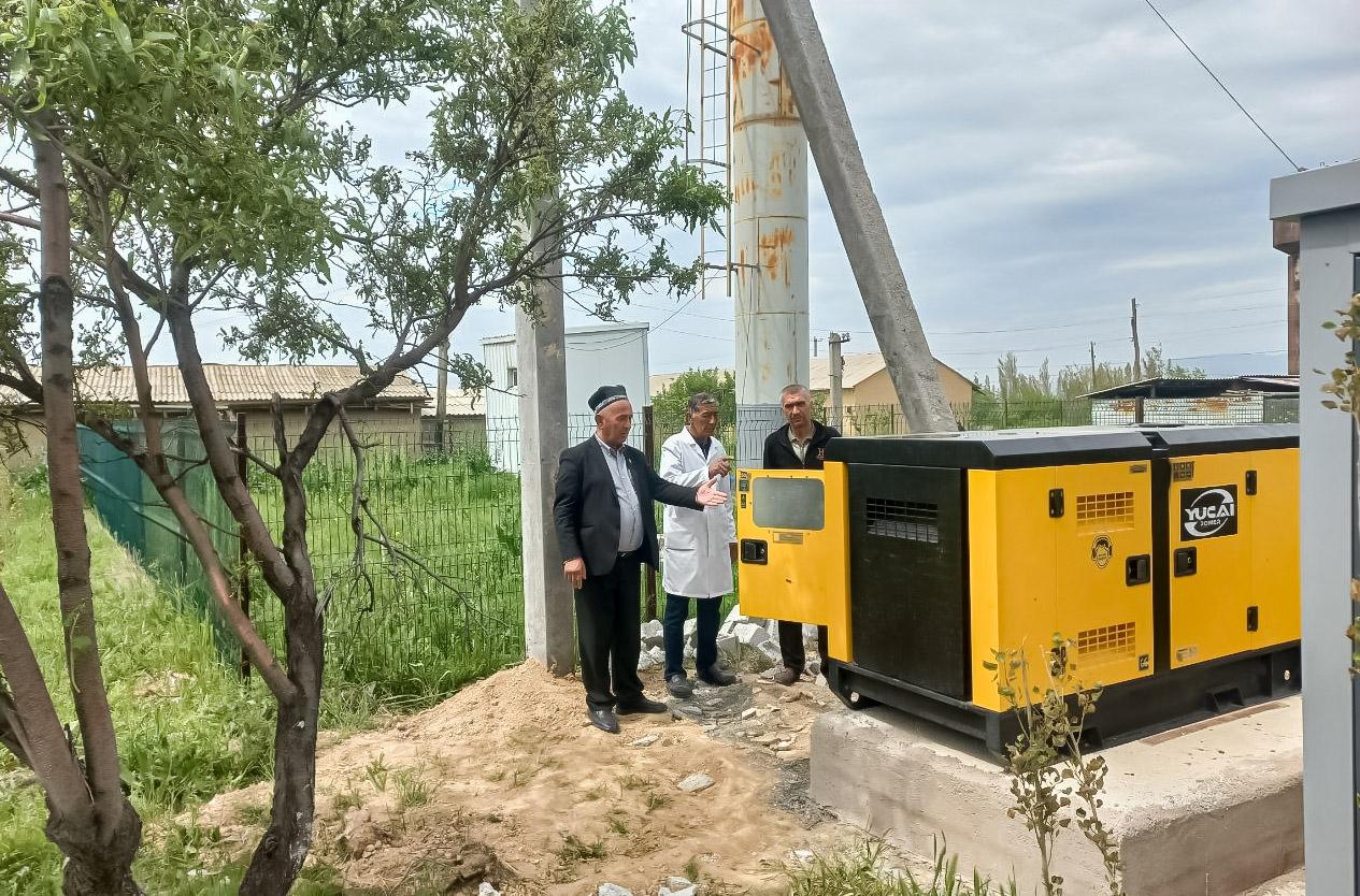 Бахмалдаги оилавий шифокорлик пунктига янги трансформатор ўрнатилди