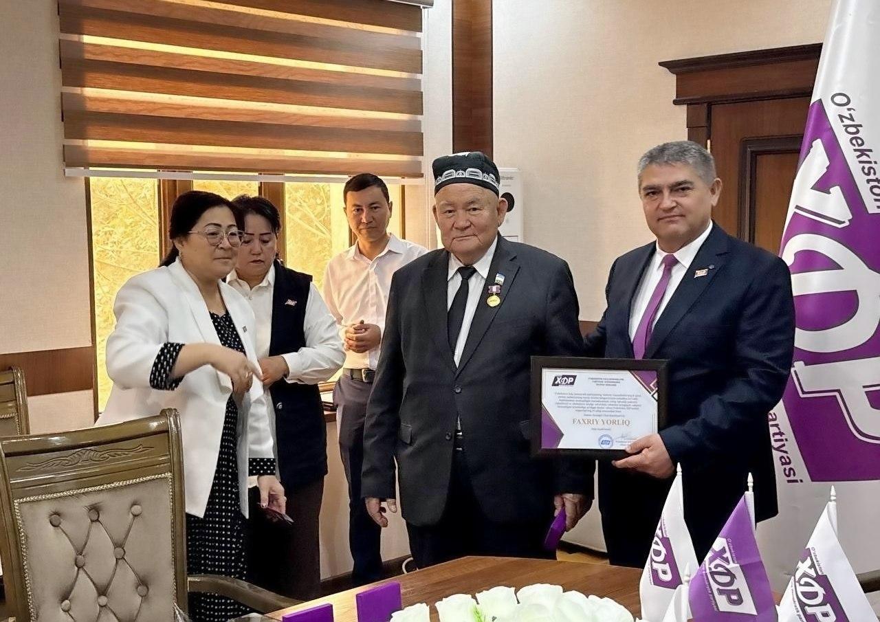 O‘zbekiston XDP Surxondaryo viloyat kengashida partiyaning 34 yilligi munosabati bilan tadbir o‘tkazildi