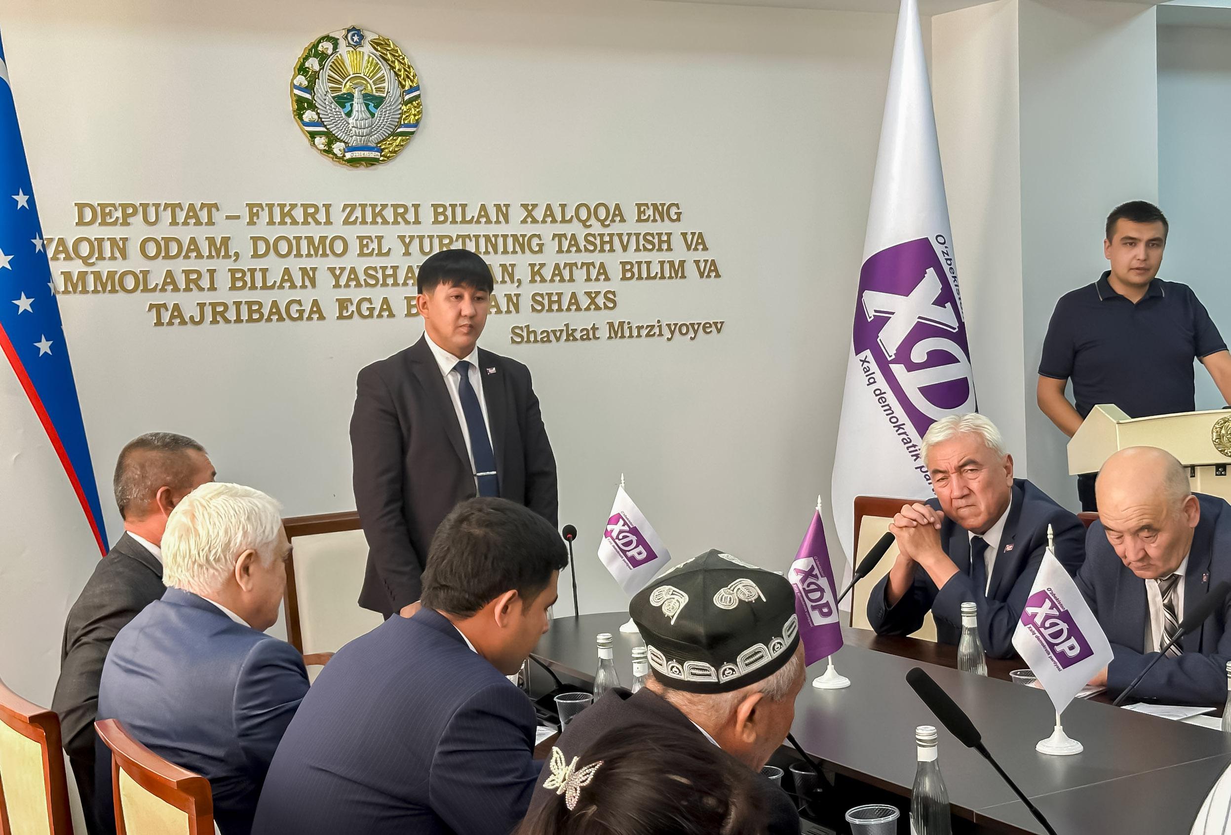 Aholini ichimlik suvi bilan ta’minlash darajasi muhokama qilindi