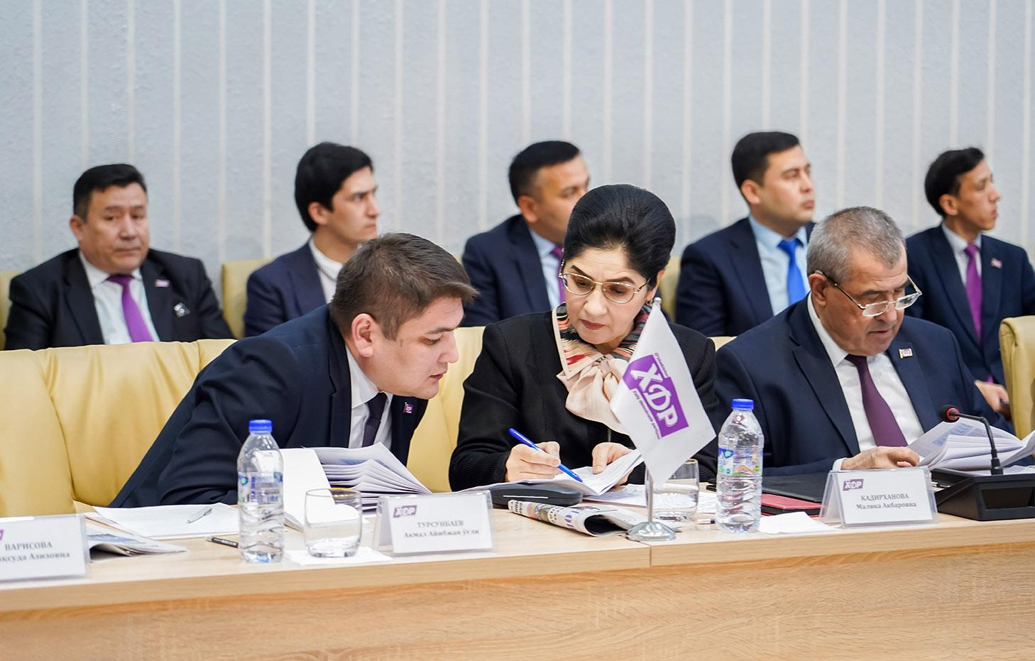 O‘zbekiston XDP Markaziy Kengashining Plenumi bo‘lib o‘tdi
