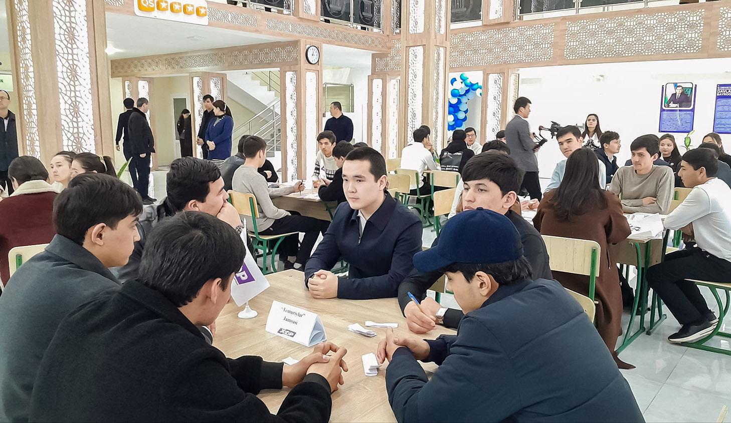 Yoshlarning siyosiy bilimini oshirishga qaratilgan “Zakovat” turniri bo‘lib o‘tdi