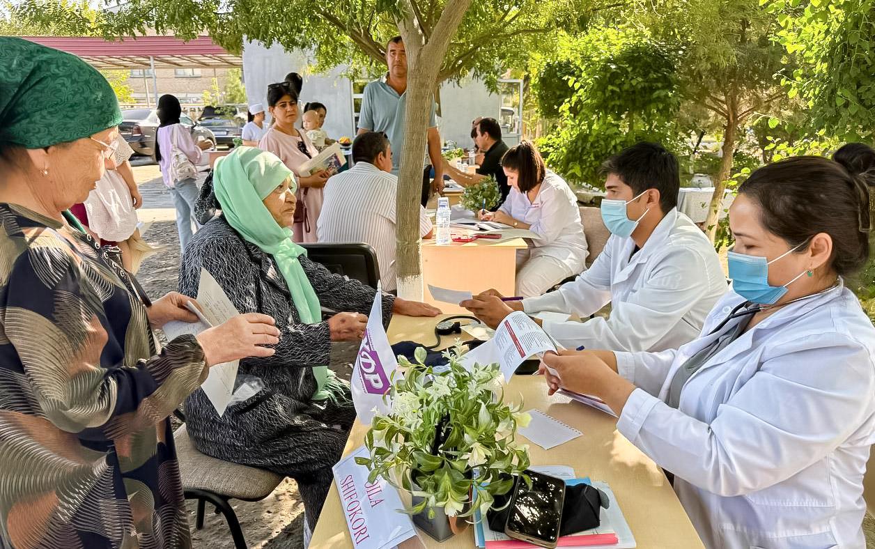 Ijtimoiy himoyaga muhtojlar bepul tibbiy ko‘rikdan o‘tkazildi