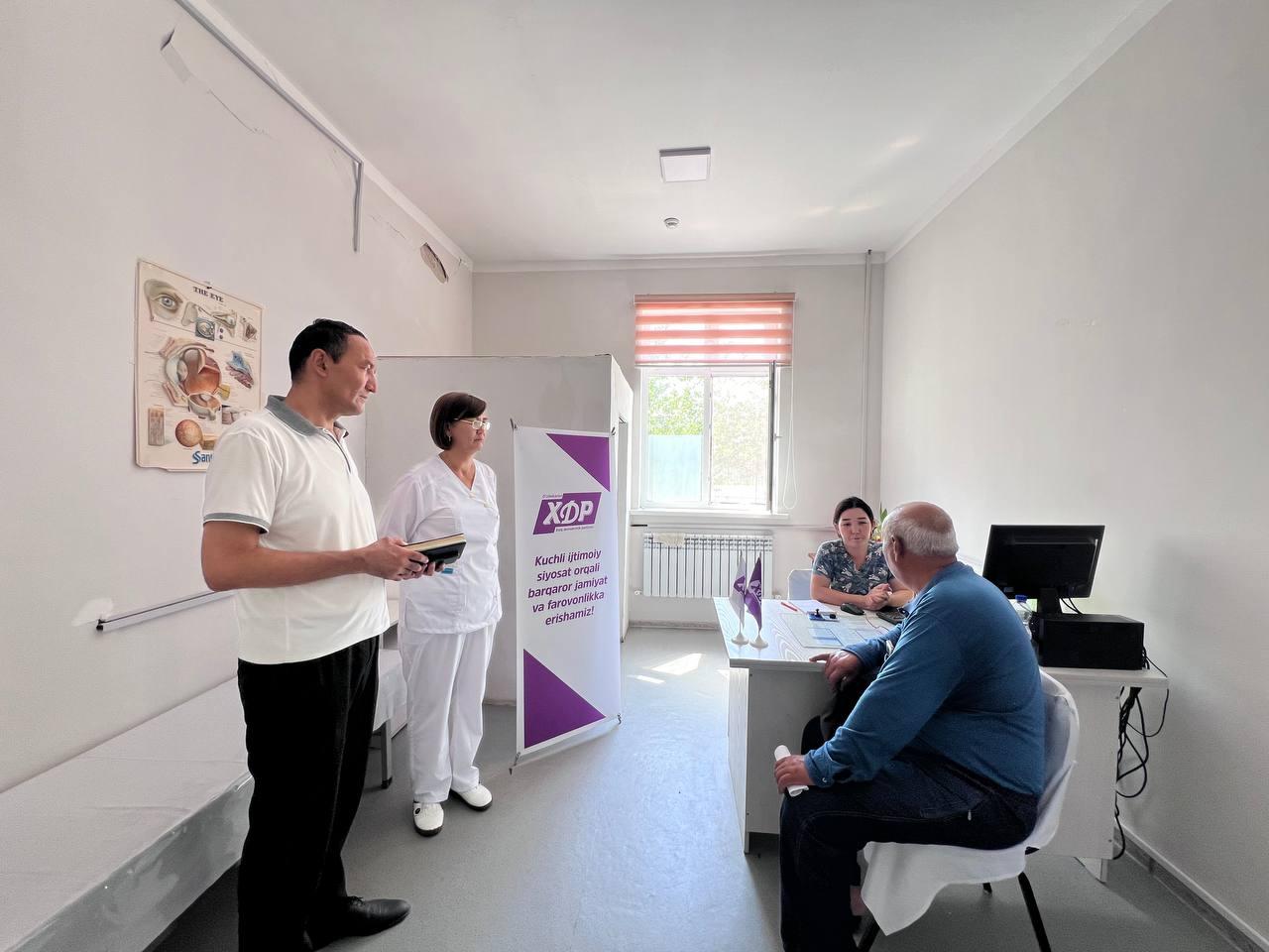 Nukusda bepul tibbiy ko‘rik tashkil etildi