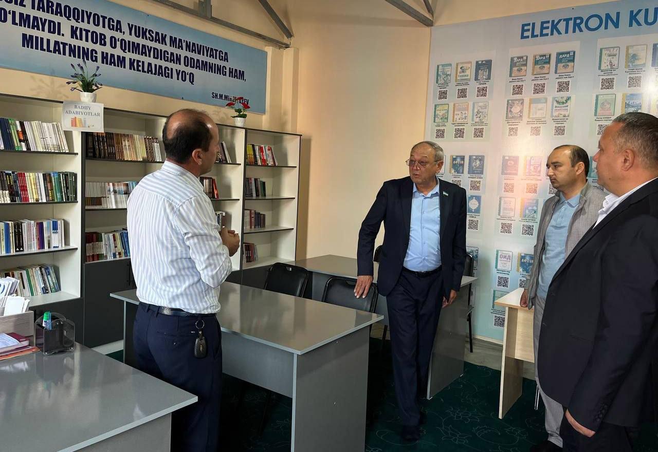 Deputatimiz Rishton tumanidagi ijtimoiy soha obyektlarini o‘rgandi