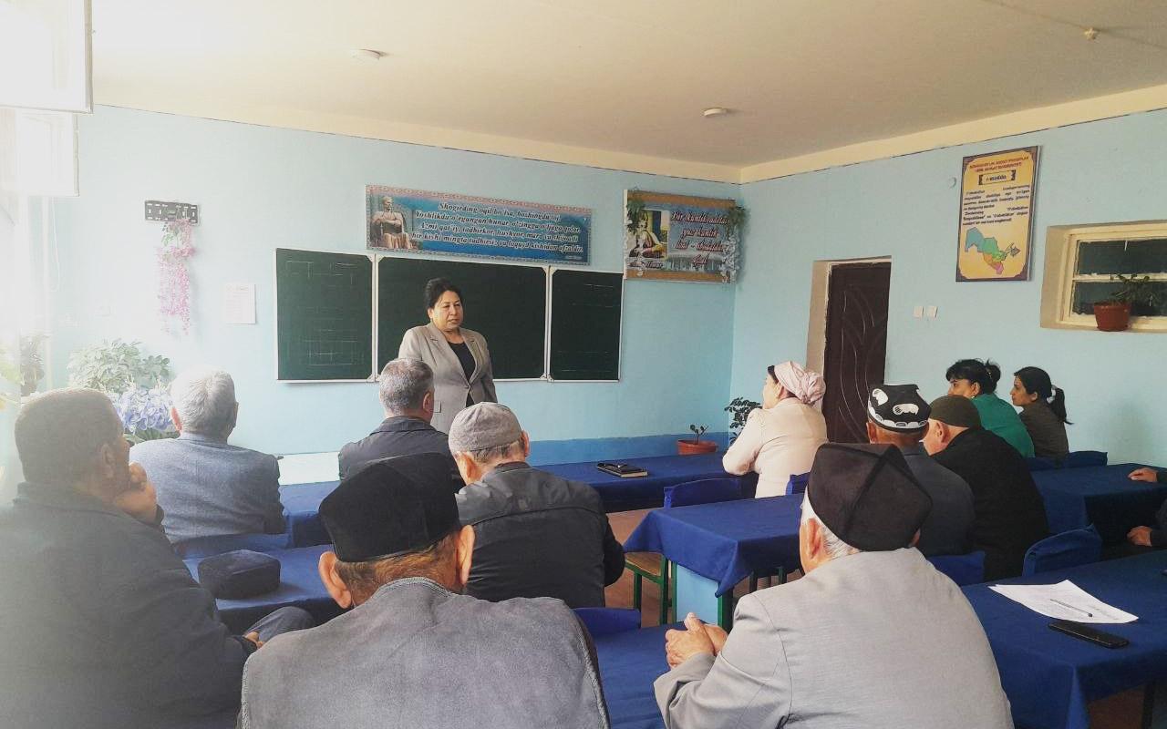 Mahalla faollari deputatdan infratuzilmani yaxshilashda yordam so‘radi