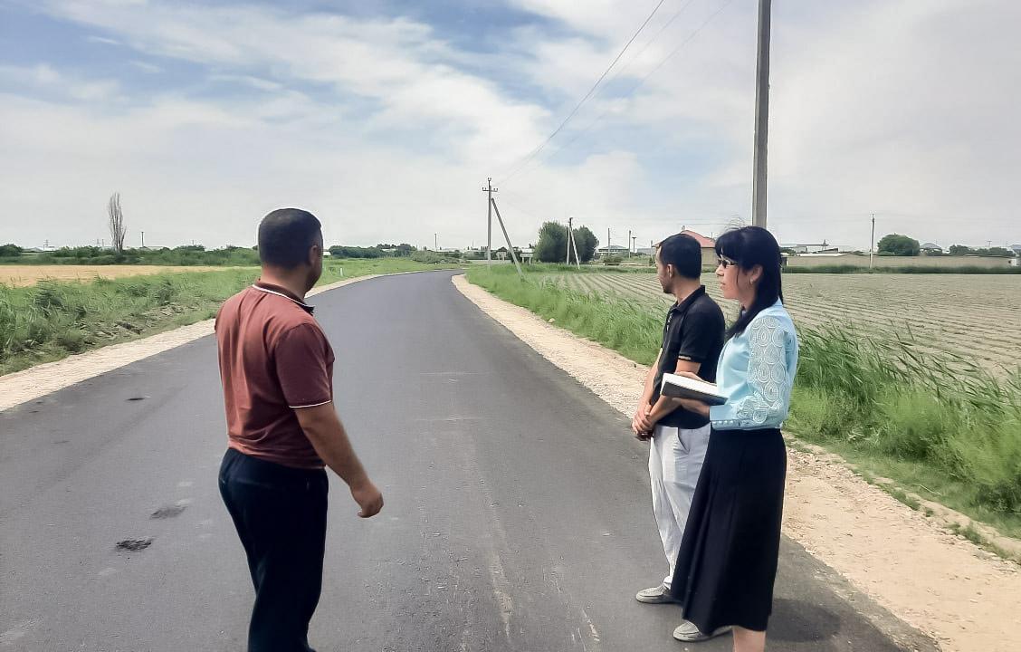Депутат ташаббуси билан йўл асфальтланди