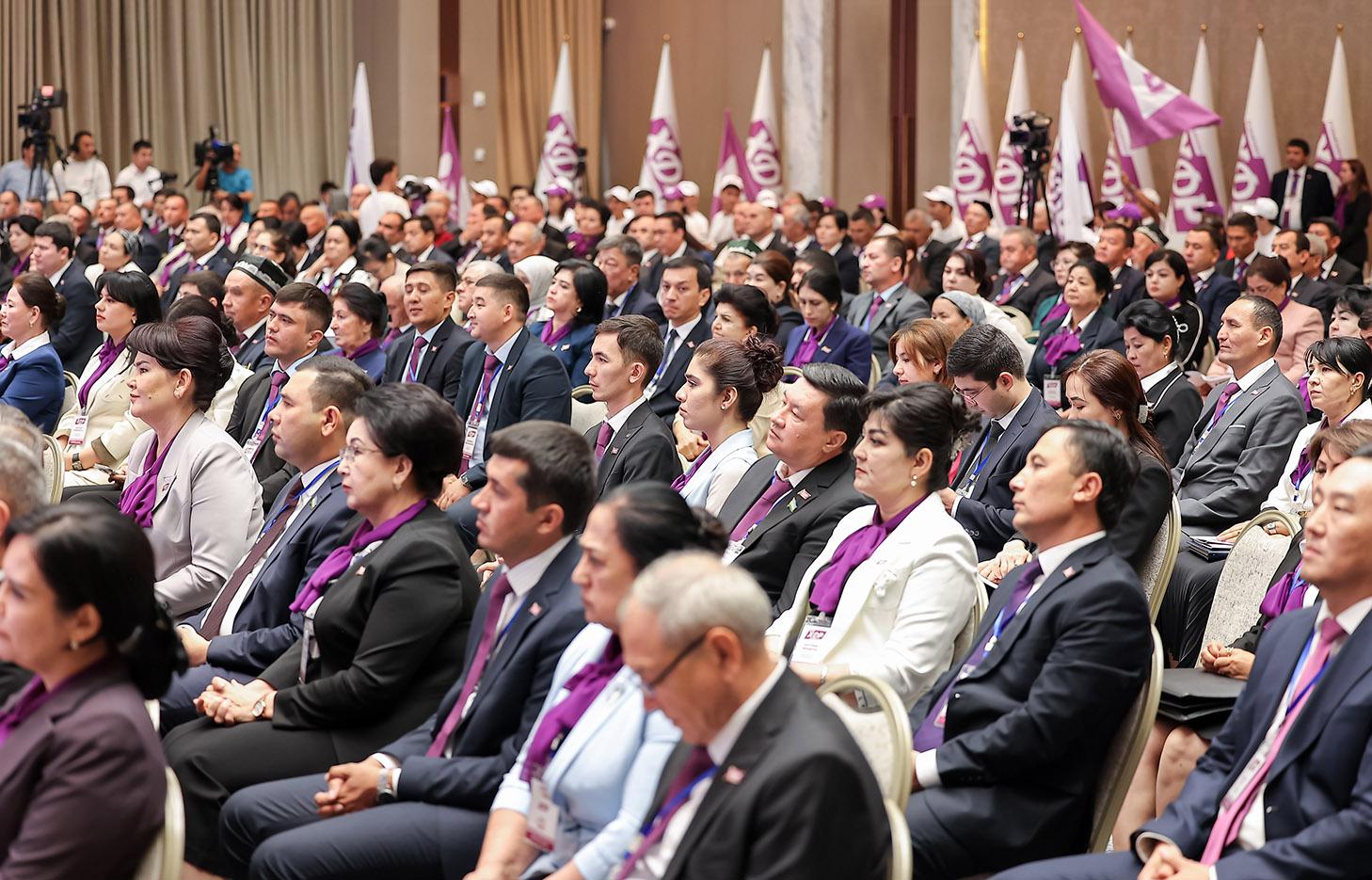 The 14th Congress of the People’s Democratic Party of Uzbekistan takes place