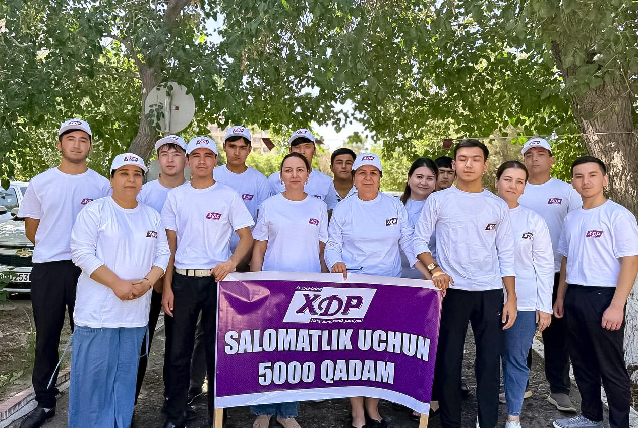 Buxoroda “Salomatlik uchun 5000 qadam”