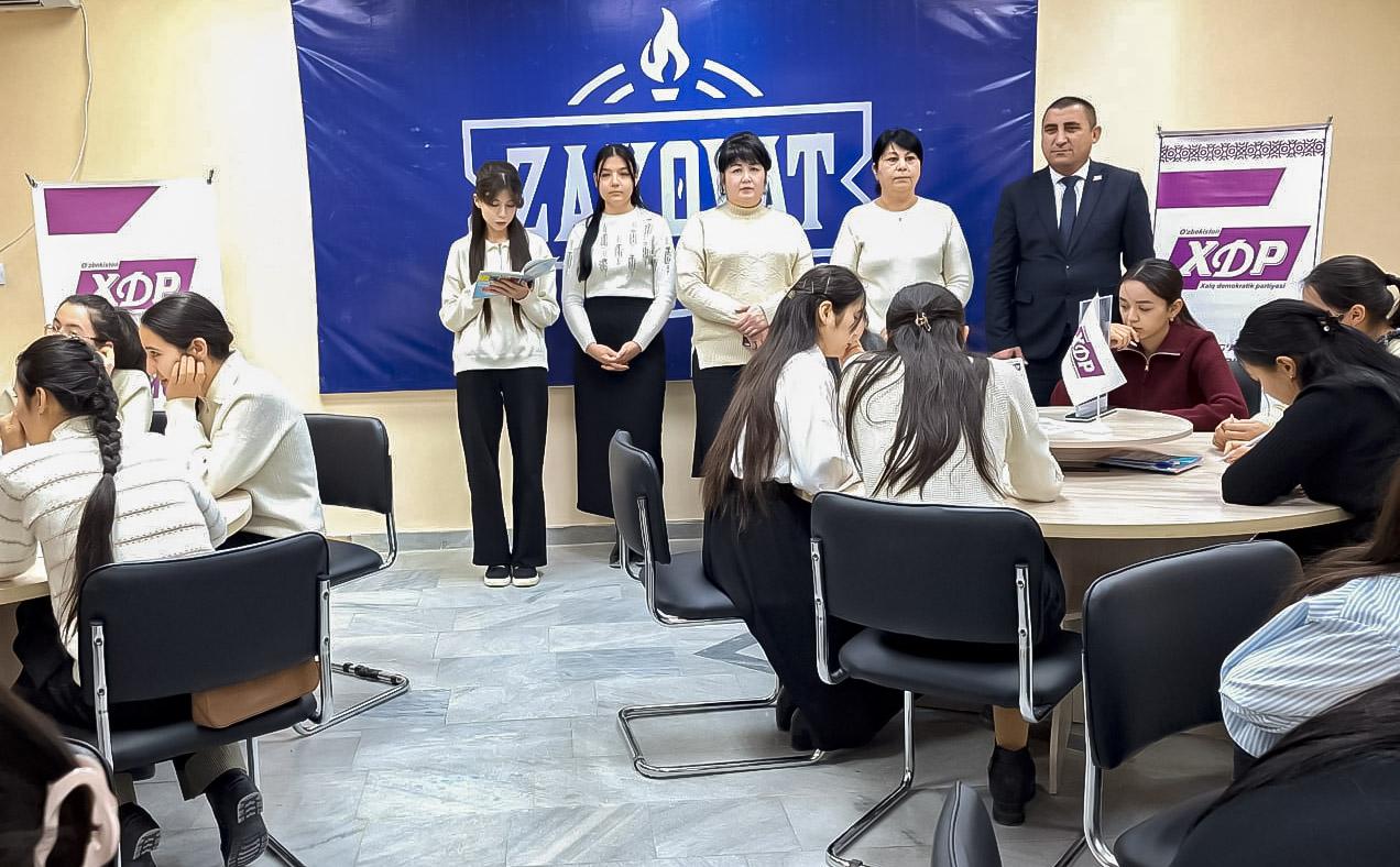 Faol va bilimli yoshlar jamiyat tayanchi