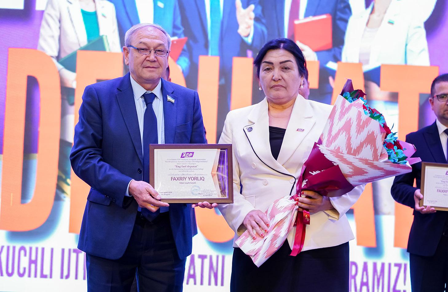 Халқ демократик партиясининг энг фаол депутати аниқланди