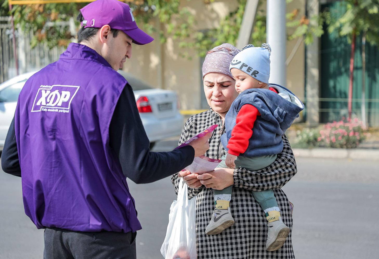 Eng muhim g‘oya va tashabbuslar saylovchilarga tushuntirilmoqda