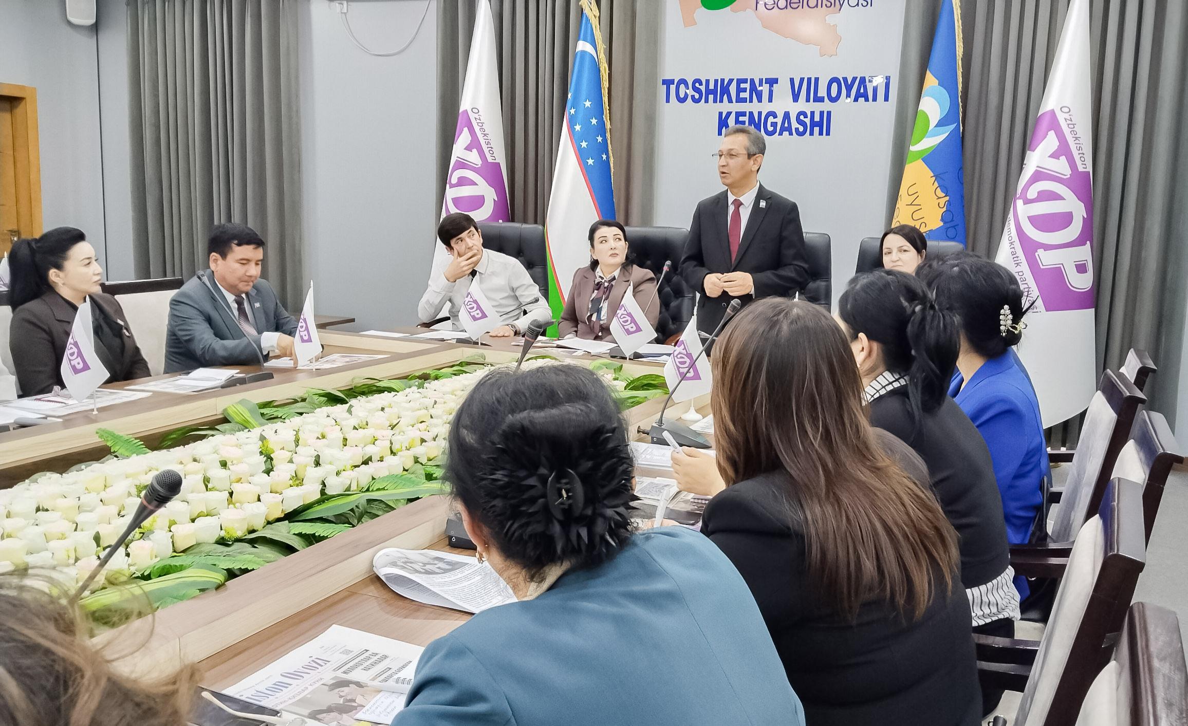 Gender tenglik va xotin-qizlar masalalariga bag‘ishlangan davra suhbati